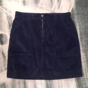 Gap blue corduroy skirt new size 6
